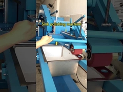 Machine de polissage de plaques de métal artisanale à l'évier