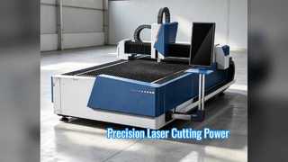 Machine de découpe laser à fibre industrielle PrecisionCut Pro