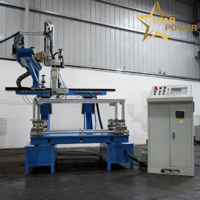 Bon prix Machine de soudage CNC avec soudage à quatre côtés et fonctionnement à écran tactile pour éviers faits à la main avec une précision de positionnement de ± 0,1 mm en ligne