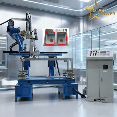 Bon prix Machine à souder sans soudure de plaques en acier inoxydable avec soudure sur les quatre côtés, positionnement automatique et contrôle CNC en ligne