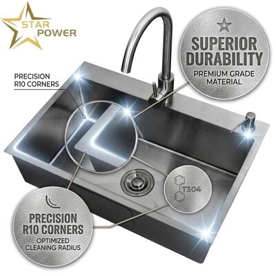 Bon prix 15 Inch Round Undermount Bar Sink SUS304 20 Gauge Stainless Steel with Basket Strainer en ligne