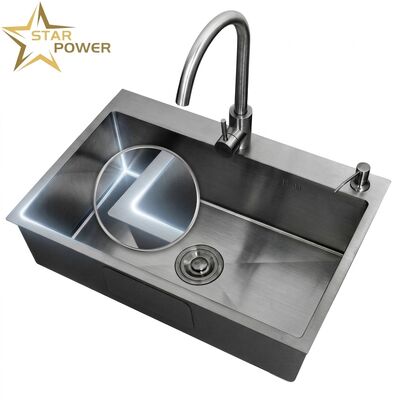 Bon prix 20 Inch Drop-In Single Bowl Bar Kitchen Sink SUS304 20 Gauge with Basket Strainer en ligne