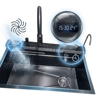 Bon prix 23 Inch Drop-In Single Bowl Kitchen Sink SUS304 18 Gauge with Faucet Hole en ligne