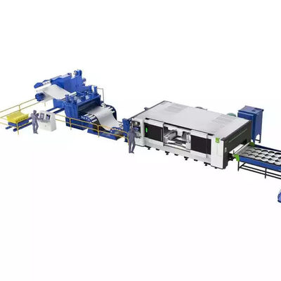 Ligne de poinçon automatique de plat de feuille de bobine d'acier inoxydable de zigzag cercle masquant le conducteur automatique