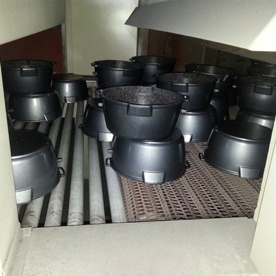 Bon prix Chaîne de production automatique de Ustensiles de cuisine de revêtement de couleur machine pour la fabrication en aluminium d'ustensile en ligne