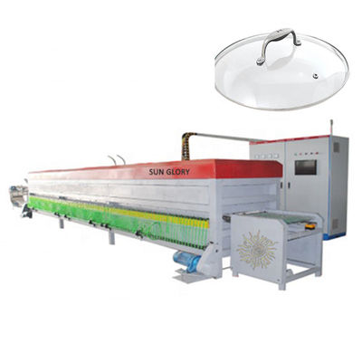 Bon prix chaîne de production de Ustensiles de cuisine du moteur 220V servo pour la fabrication de couverture de couvercle de verre trempé en ligne