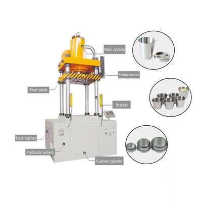 Machine de presse de pot en métal d'huile hydraulique avec la certification d'OIN de GV