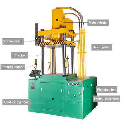 Machine de presse hydraulique de Ustensiles de cuisine, ustensiles en acier faisant la machine 220V