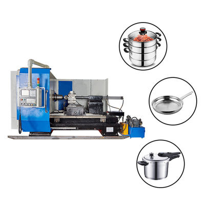 La machine automatique de repoussage au tour de commande numérique par ordinateur pour l'OIN de Ustensiles de cuisine d'acier inoxydable a certifié
