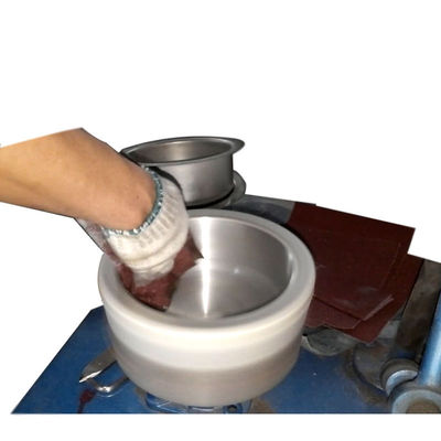 Pot manuel de finition de satin rendant la machine de grande précision avec le système servo