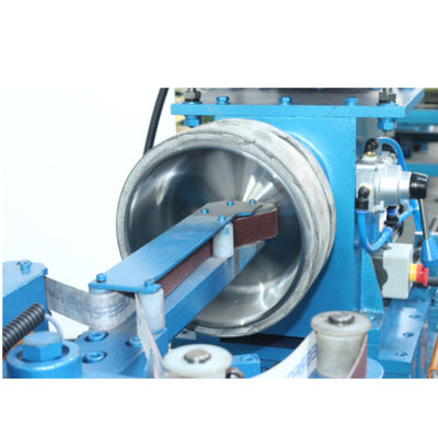 Machine de polonais automatique de ceinture d'abrasif de station de la double couche deux de vaisselle de cuisine de dureté de haute résistance et élevée