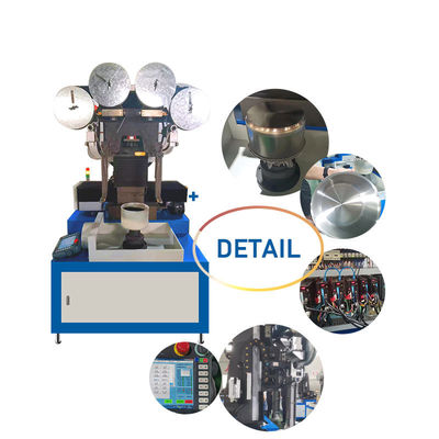 Machine de polonais de Ustensiles de cuisine de moteur servo pour le ponçage inférieur de pot en aluminium