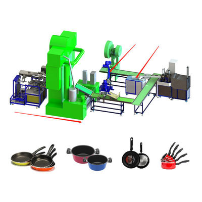 Non pot d'acier inoxydable de bâton faisant à machine le poinçon automatique hydraulique de commande numérique par ordinateur