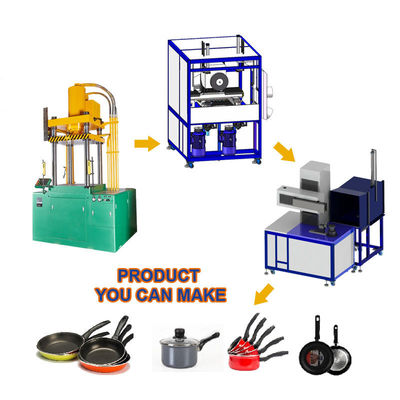 Bon prix Machine automatique servo de presse hydraulique pour la fabrication d'ustensiles de poêle à frire en ligne