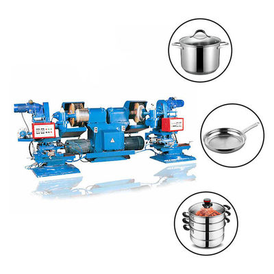 machine automatique CNC de ponçage des ustensiles de cuisine en métal polisseur pour les casseroles en aluminium en acier inoxydable