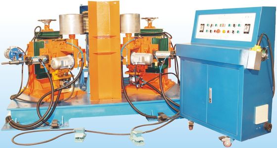 Machine de polissage à deux stations semi-automatique Appareils de cuisine Surface Polissage du métal Machine de polissage des roues abrasives