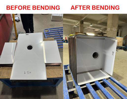 Systèmes de contrôle avancés 201 et 316L Machine de pliage CNC en acier inoxydable à double qualité pour éviers faits à la main