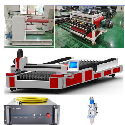 Bon prix Système de contrôle intelligent Machine de découpe laser à bobine en acier inoxydable en métal entièrement automatique multifonctionnelle en ligne