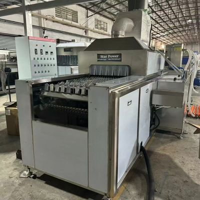 Technologie ultrasonique équipement de nettoyage et de séchage ligne de production bande transporteuse vitesse réglable