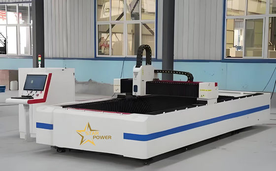 Machine de découpe laser métallique intelligente de haute puissance: haute puissance pour assurer l'efficacité de la coupe Système intelligent rend l'opération plus pratique.