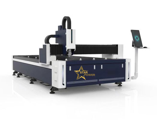 Machine de découpe laser métallique intelligente de haute puissance: haute puissance pour assurer l'efficacité de la coupe Système intelligent rend l'opération plus pratique.