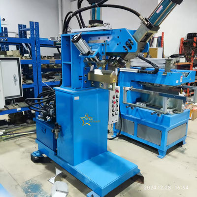 Machine de pressage à joints et à angles contrôlée par PLC pour des coutures de soudage de haute précision et lisses dans l'industrie de la cuisine