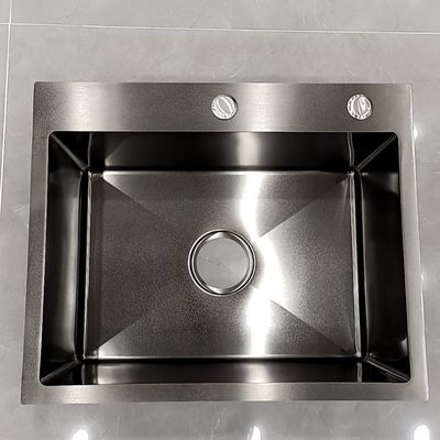 Evier de cuisine épaississement bassin à vaisselle 304 acier inoxydable évier à vaisselle multifonctionnel grand évier unique