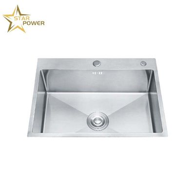 Bon prix Évier de cuisine fait à la main en acier inoxydable de qualité alimentaire 304 (18/8) Taille, forme et fonction personnalisables pour l'espace cuisine | Jauge d'acier personnalisable disponible | Profondeur de cuve personnalisable disponible en ligne