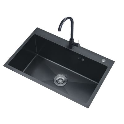 Bon prix Cuisine en acier inoxydable évier à main grand évier unique personnalisé en ligne