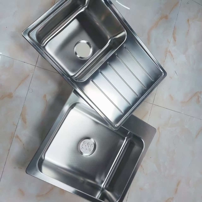 Évier de cuisine en acier inoxydable 304 à deux cuves, encastrable