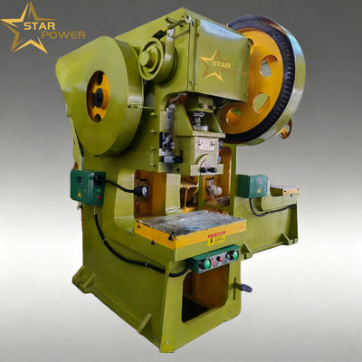Presse mécanique à poinçonner de 250 tonnes série J23 avec une pression nominale de 400KN pour le perçage de trous dans le métal