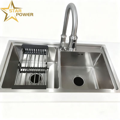 Bon prix Cuisinier en acier inoxydable 304 écologique avec une profondeur de bol de 250 à 300 mm et une épaisseur de panneau de 1,2 à 1,5 mm en ligne