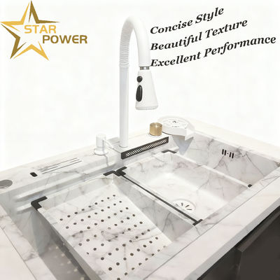 Cuisinier en acier inoxydable fait à la main avec nano-hydrophobe, nettoyage automatique et qualité alimentaire 304/316