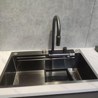 Bon prix Cuisinier en acier inoxydable fait à la main avec revêtement antibactérien hydrophile nano polymère et bol approfondie 250-300mm en ligne