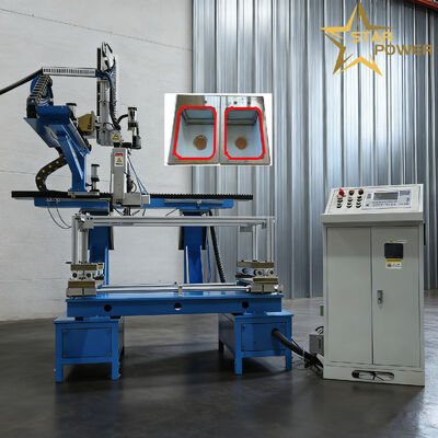 Machine de soudage à évier en acier inoxydable à commande CNC avec serrage pneumatique et tension 220V pour panneaux d'évier faits à la main