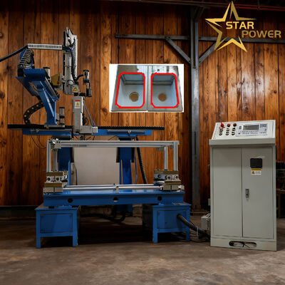 Machine de soudage automatique à quatre côtés plates CNC à haut rendement avec liaison synchrone à 4 axes et contrôle de fusion de précision pour plaques de 0,8 à 4,0 mm