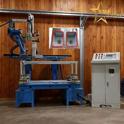 Machine de soudage à quatre faces plates à haute efficacité CNC avec démarrage en un clic et soudage précis pour le formage des métaux