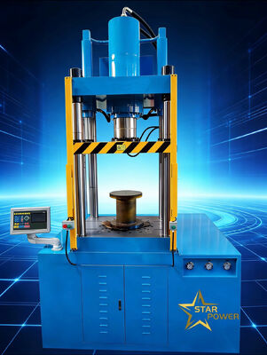 Tracé en profondeur hydraulique à quatre colonnes pour évier en acier inoxydable