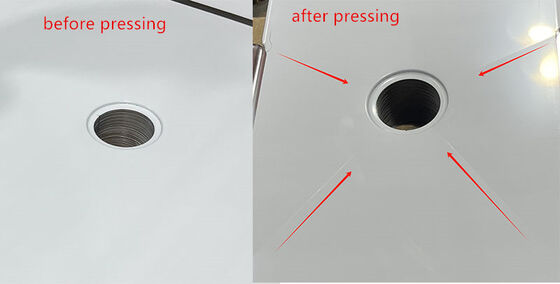 Presse de machine de pliage de tôle La ligne d'eau de l'évier fait à la main