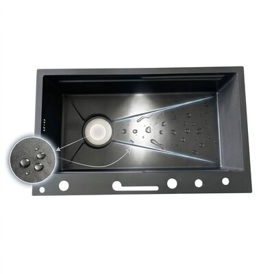 Bon prix 34 Inch Undermount Double Bowl Kitchen Sink 50 50 SUS304 16 Gauge Zero Radius en ligne