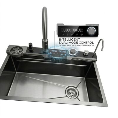 Qualité 32 Inch Undermount Double Bowl Kitchen Sink 50/50 SUS304 16 Gauge with Bottom Grids usine